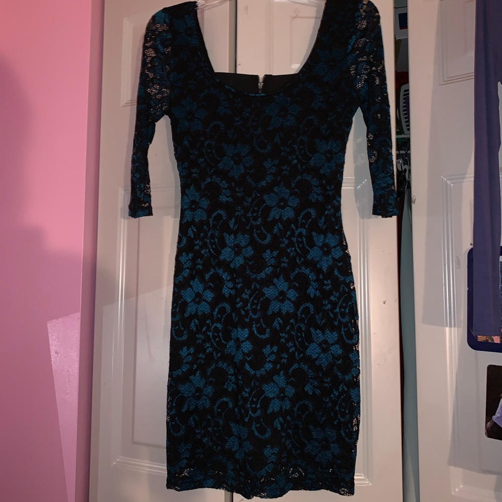 Floral lace dress